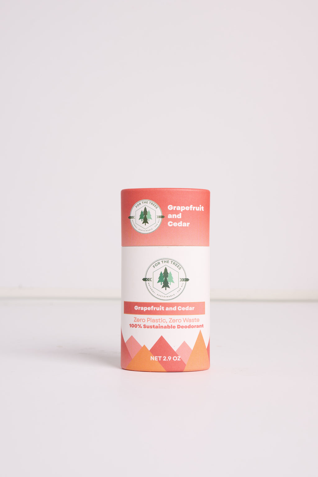 Grapefruit and Cedar All Natural Deodorant (Regular Size, 2.9oz)