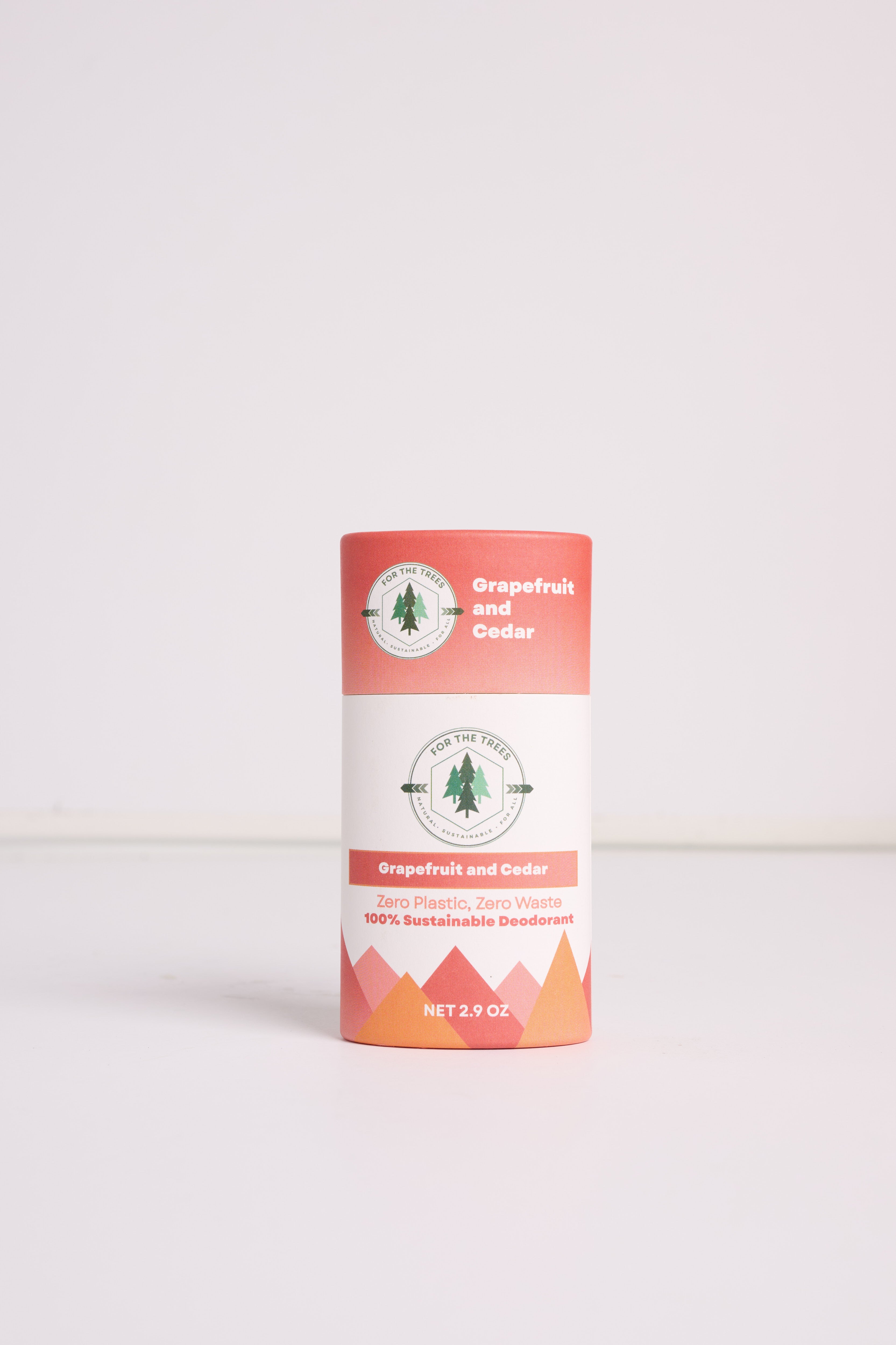 Grapefruit and Cedar All Natural Deodorant (Regular Size, 2.9oz)