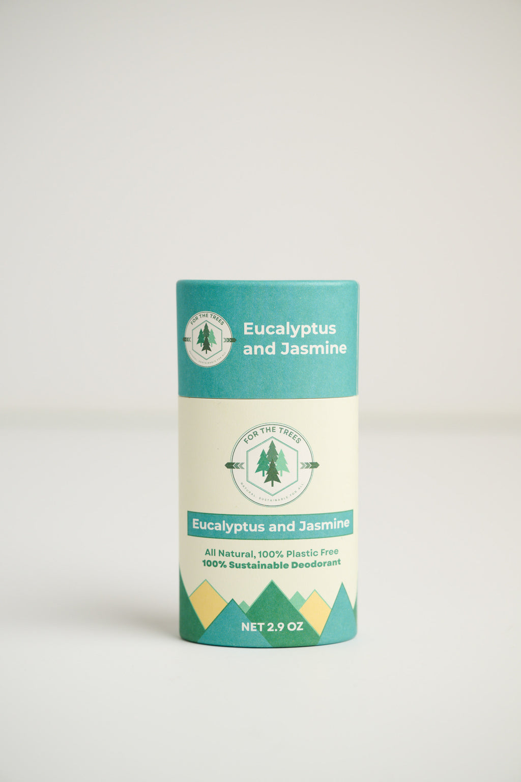 Eucalyptus and Jasmine All Natural Deodorant (Regular Size, 2.9oz)