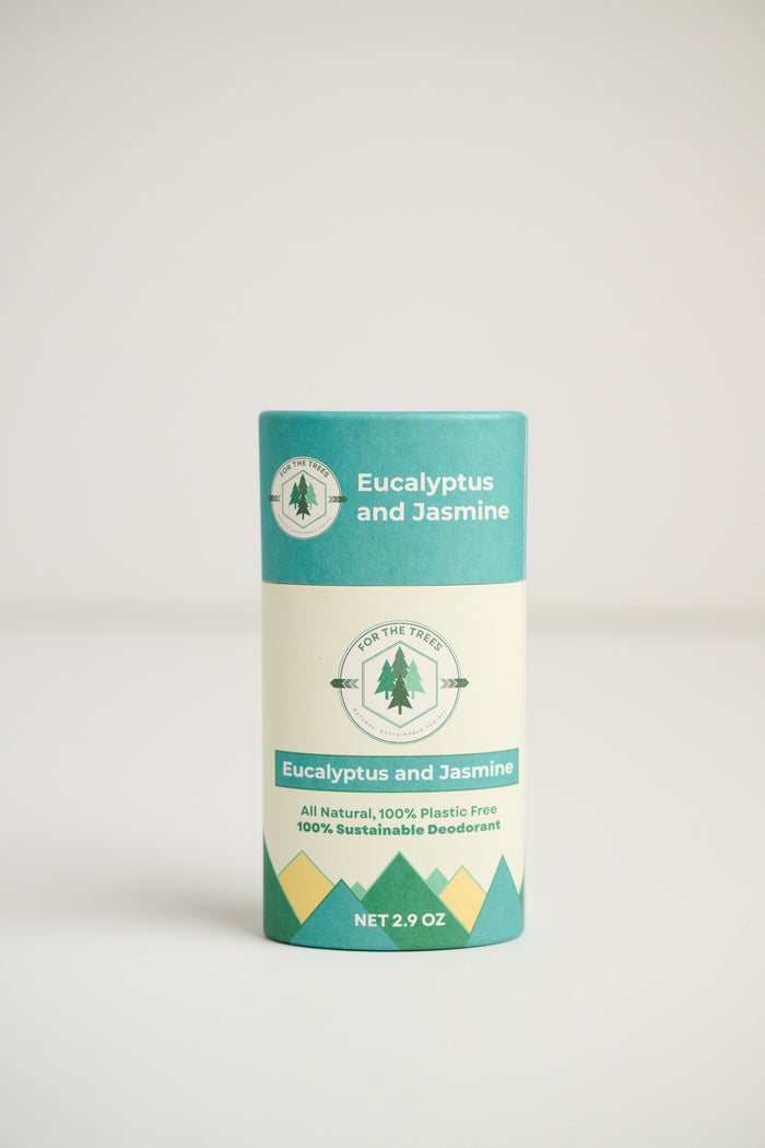 Eucalyptus and Jasmine All Natural Deodorant (Regular Size, 2.9oz)
