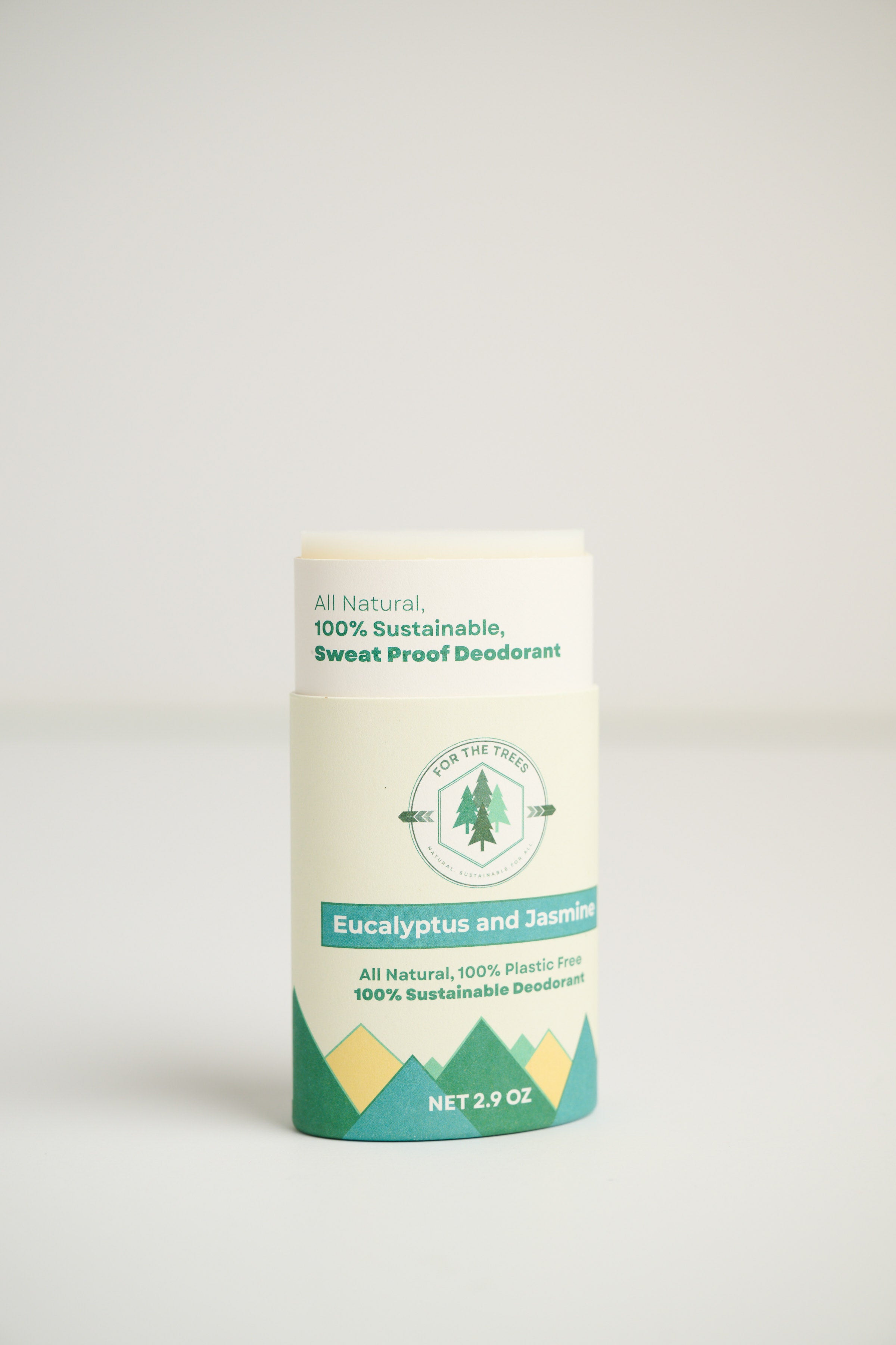 Eucalyptus and Jasmine All Natural Deodorant (Regular Size, 2.9oz)