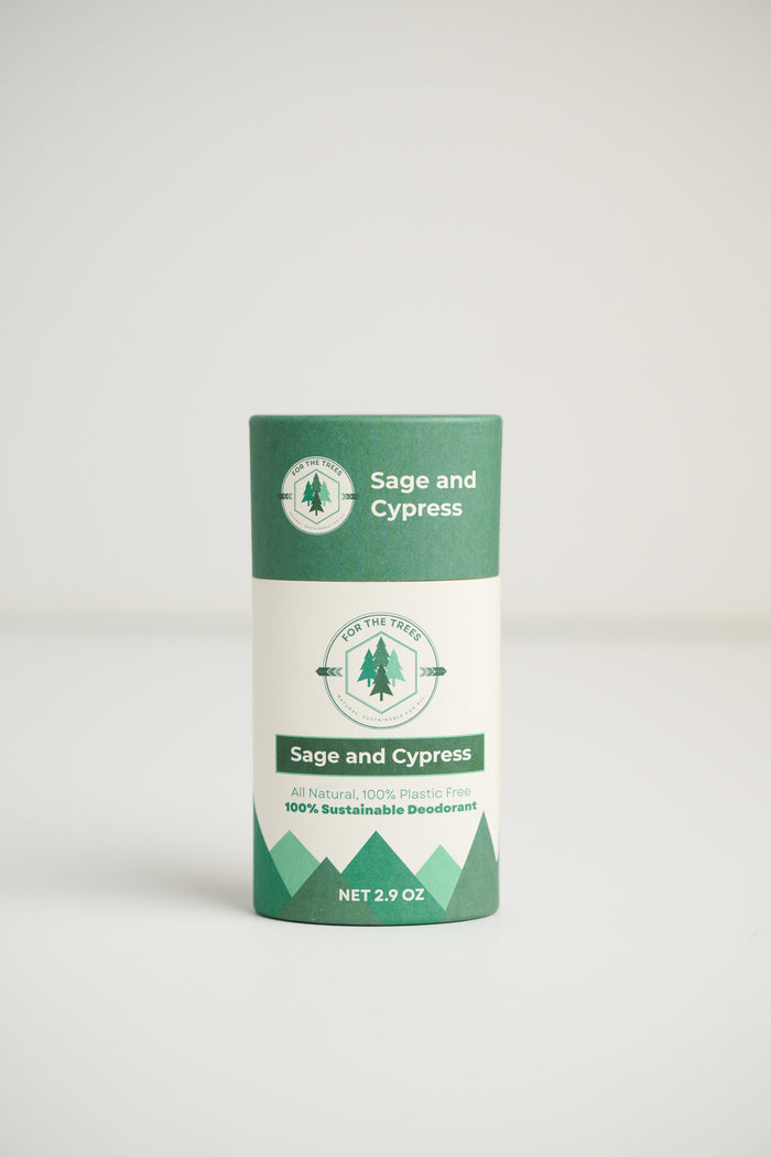 Sage and Cypress All Natural Deodorant (Regular Size, 2.9oz)