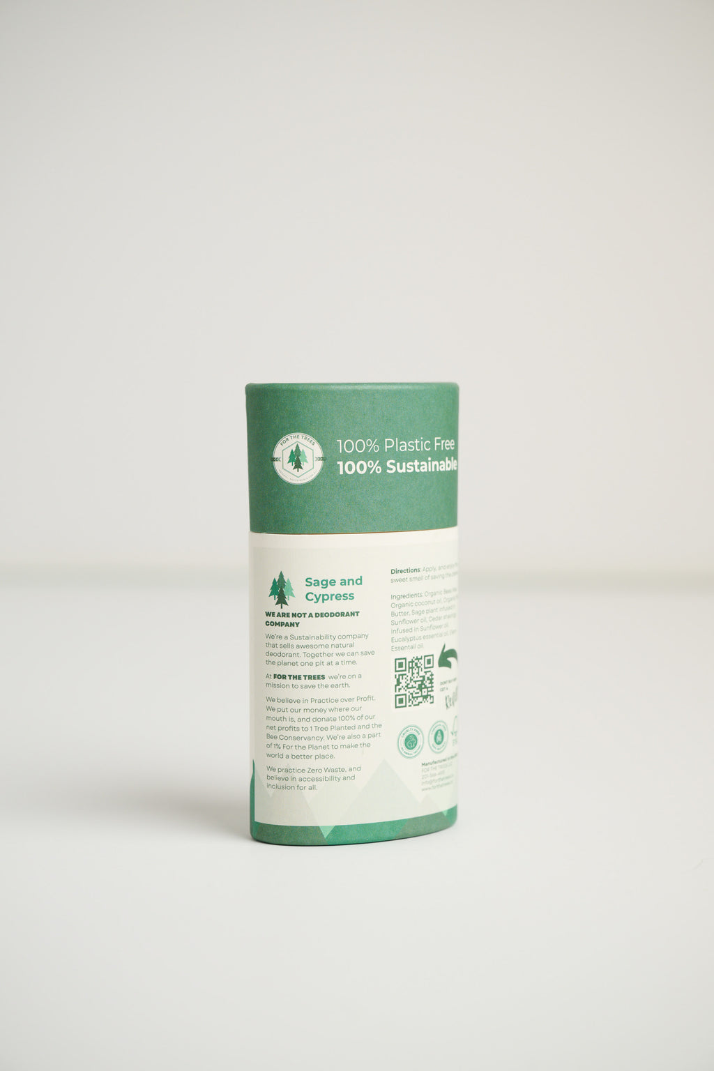 Sage and Cypress All Natural Deodorant (Regular Size, 2.9oz)