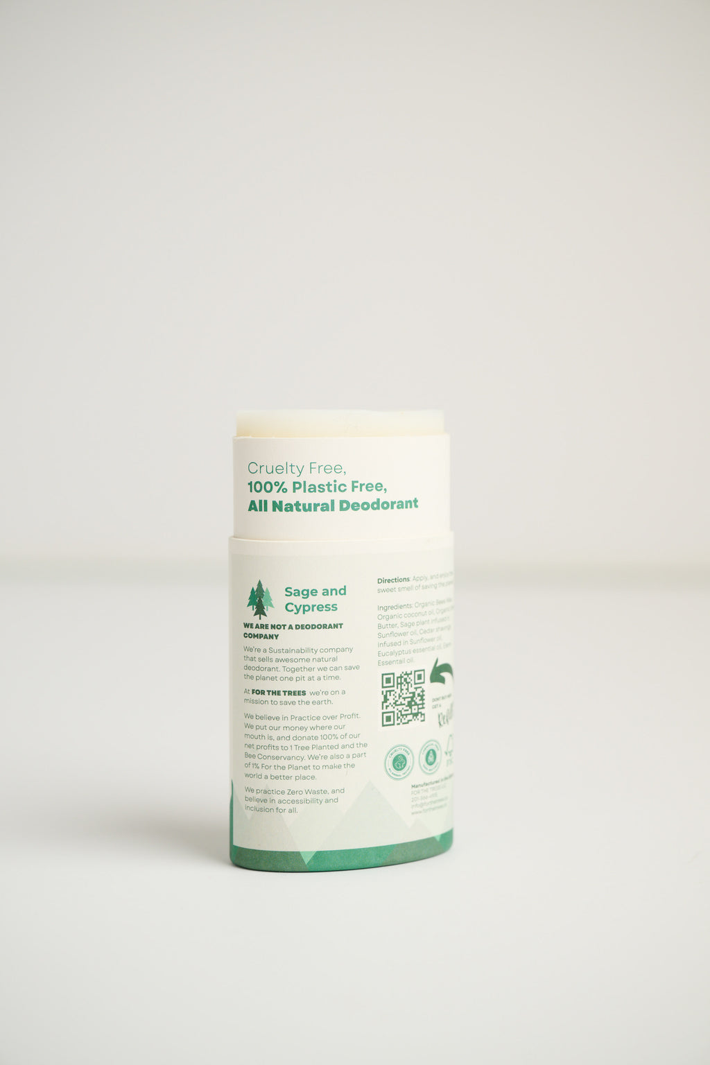 Refill: Sage and Cypress Regular All Natural Deodorant (2.9oz)