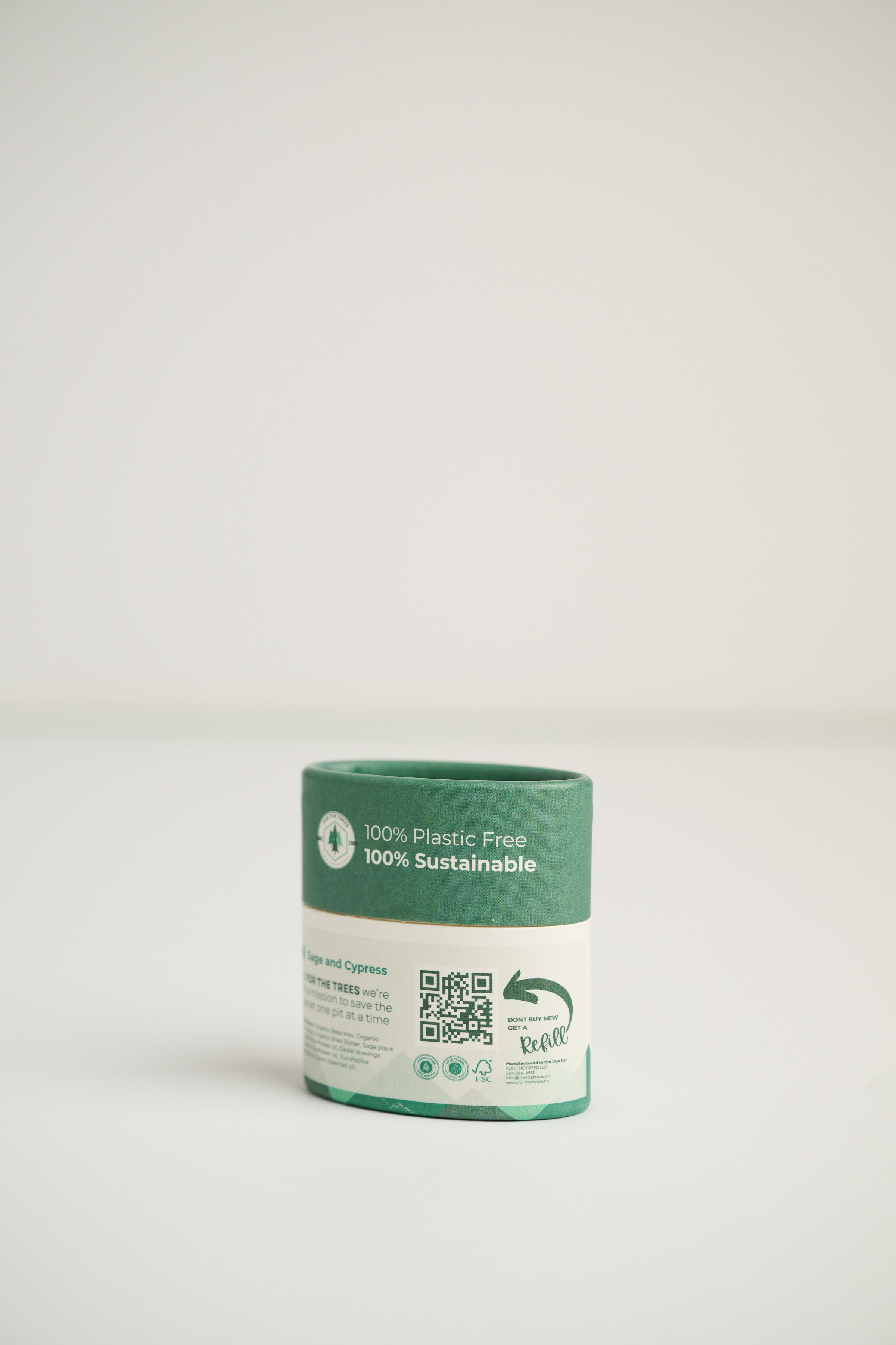 Refill: Sage and Cypress "Travel Size" All Natural Deodorant (1.8oz)